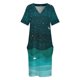 thumbnail image 3 of Vestido holgado con bolsillos, estilo coreano, con estampado de olas marinas, acuarela, velero, océano estrellado, para mujer, 3 of 6
