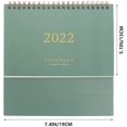 thumbnail image 2 of Calendario de escritorio, programador para decoraciones de oficina en el hogar regalo de año nuevo verde (2022 ） Namotu CZBG-HQ36, 2 of 6