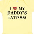 thumbnail image 4 of Inktastic I Love My Daddy's Tattoos Boys or Girls Baby Bodysuit, 4 of 5