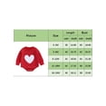 thumbnail image 5 of Suealasg Baby Girls Valentine’s Day Romper Infant Long Sleeve Crewneck Heart Embroidery Bodysuits Jumpsuits 3M 6M 12M 24M Casual Spring One Piece Clothes for Infant Girls, 5 of 9