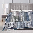 thumbnail image 4 of Wijzvio Happy 90th Birthday Gifts Throw Blanket Soft Fuzzy Fleece Blanket For Couch Bed Living Room Decoration 60"X50", 4 of 9