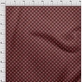 thumbnail image 4 of oneOone Viscose Chiffon Maroon Fabric Poker Card Sewing Craft Projects Fabric Prints By Yard 42 Inch Wide, 4 of 4