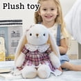 thumbnail image 6 of Bunny Stuffed Animal Doll – 17.72 Inch Rabbit Plush Animal Doll for All Ages, 6 of 13