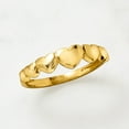 thumbnail image 4 of Pure Collection by Ross-Simons 18kt Gold Vermeil Graduated Heart Ring, Women's, Adult, 4 of 7