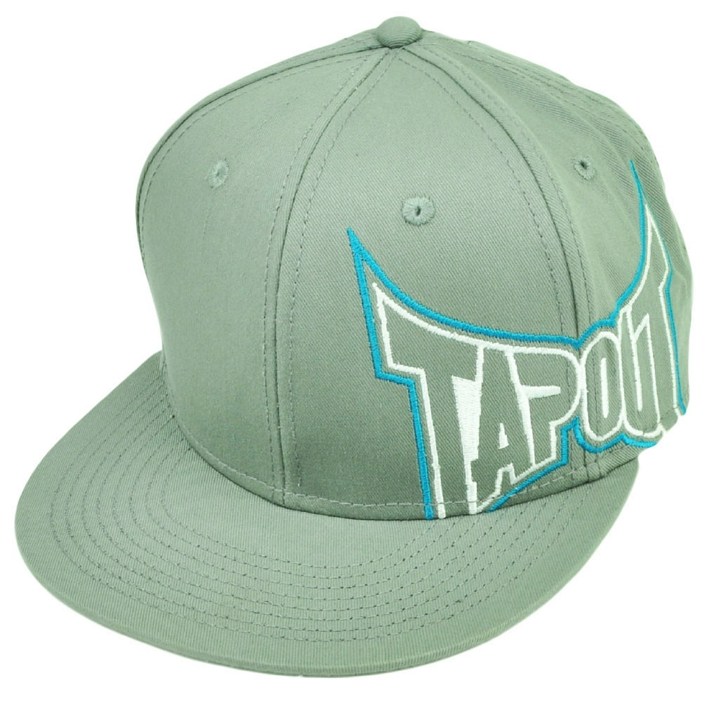 Tapout Mma Ufc Mixed Martial Arts Snapback Gray Flat Bill Hat Cap Cage