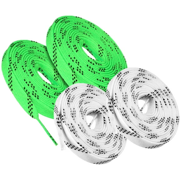 KAKOWELY Polyester Ice Hockey Skate Laces for Professional Players 2 Pairs