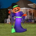 thumbnail image 3 of Airblown Pumpkin Head Witch, 3 of 3