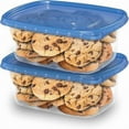 thumbnail image 3 of Ziploc Food Storage Meal Prep Containers Reusable for Kitchen Organization, Smart Snap Technology, Dishwasher Safe, Deep Rectangle, 2 Count, 3 of 3