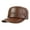 Brown, variant on Adjustable Size Men Genuine Leather Hat Autumn Winter Warm Hats For Men Flat Cap ,Fashion