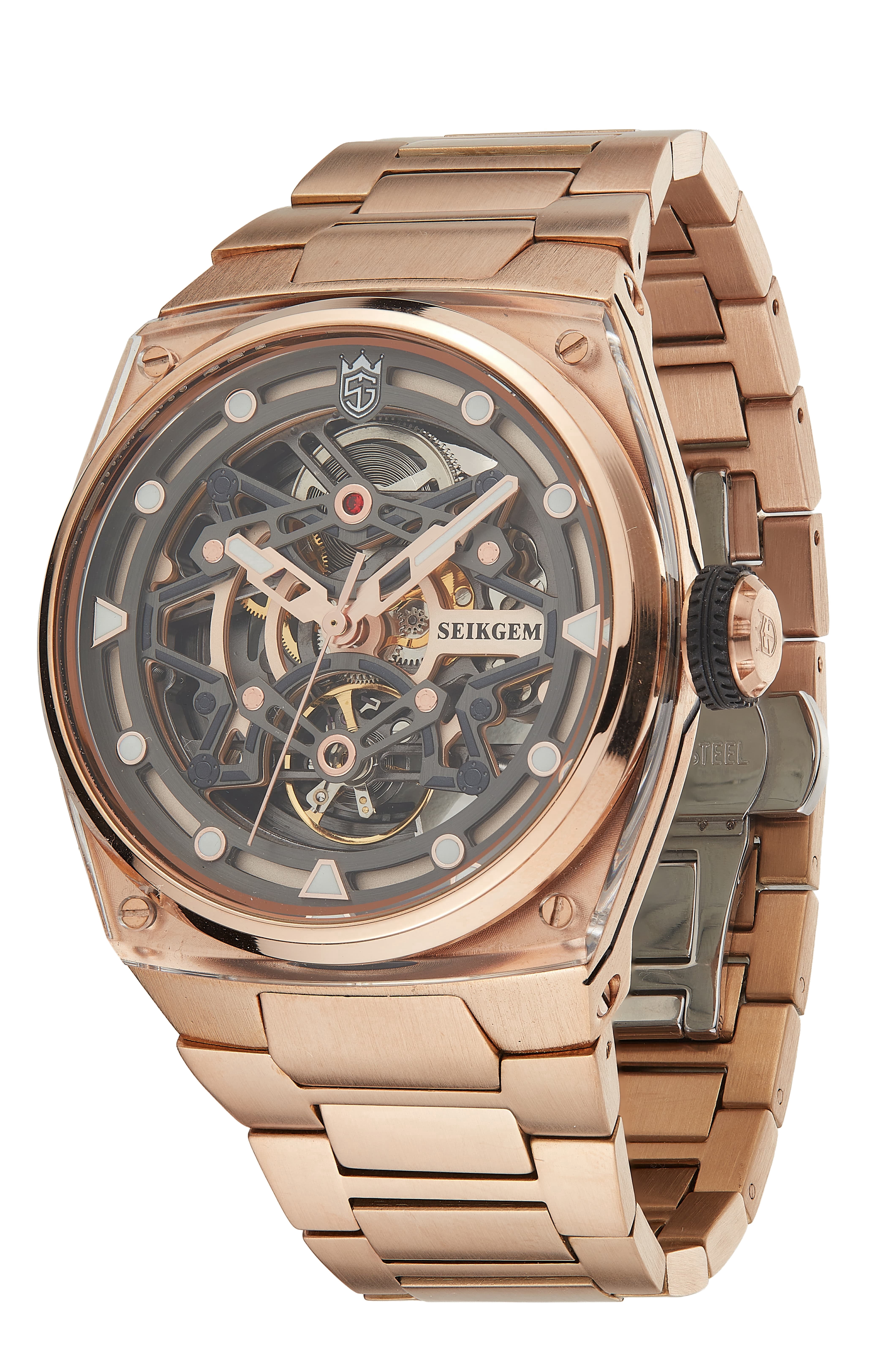 Yonger & Bresson Men's YBH 8342-22 Chenonceau Automatic Black