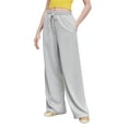 thumbnail image 2 of Womens Sweatpants Fall Baggy Wide Leg Sweatpant Fleece Lined Straight Leg Sweat Pants Gray L, 2 of 9