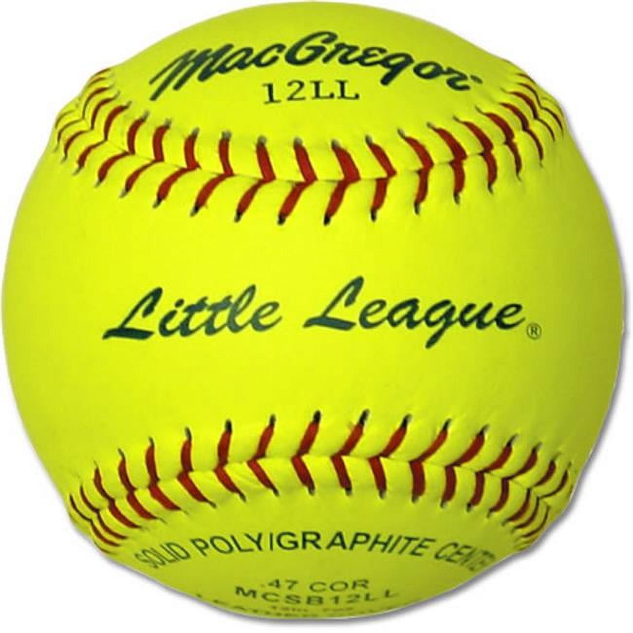 MacGregor 12 Inch Little League Softball - 12 Pack