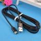 thumbnail image 2 of Sidaley Nuevo Cable USB tipo C Micro USB de carga rápida para teléfono móvil Android para P30 Pro Cable negro de carga para teléfono móvil Teléfono y Comunicación negro 1m, 2 of 6