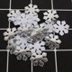 thumbnail image 1 of Decoración navideña con copos de nieve para árbol de Navidad, fiesta de bodas, hielo y nieve, confeti, bricolaje, decoración navideña hecha a mano, 1 of 6