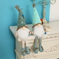 thumbnail image 4 of Summer Gnomes Tomte Plush Farmhouse Beach Elf Long Legged Dwarf Nisse Birthday Gifts Handmade Scandinavian Home Ornaments Collections Kitchen Tiered Tray Decoration, 4 of 7