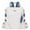 White and Blue, variant on REMANLAND Women's White and Blue Backpack Purse with Tassel, Top Handle, Detachable Shoulder Strap and Side Pockets