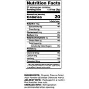 Terrasoul superfoods organic acai freeze-dried powder, 4.0 oz