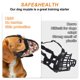 thumbnail image 5 of Muzzle para perros pequeños Unique Bargains a prueba de mordidas, diseño de malla transpirable, bozal ajustable XS naranja, 5 of 7