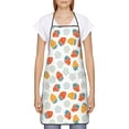 thumbnail image 2 of Fuzoiu Floral Strawberr Print Waterproof Apron, Kitchen Apron for Women Men Chef, Apron for Christmas Dinner Party Cooking Baking Crafting House Cleaning Kitchen, 2 of 7