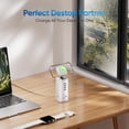 thumbnail image 4 of Tower Surge Protector, 115W Fast Charging Station with 3AC Outlets & 8 USB Ports (4 USB-C), 5FT Extension Cord Flat Plug for Home, Office, Dorm Room, 4 of 4