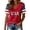 A1-Red, variant on 4th of July T-Shirts for Women's Independence Day Patriotic Graphic Summer Print V Neck Short Sleeve Casual Blouse Tee Pink M