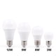 thumbnail image 3 of Pack de 10 Bombillas LED E27 9W (equivalente a 60W) 806lm Blanco Natural, 3 of 5