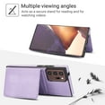 thumbnail image 2 of Decase for Samsung Galaxy Note 20 Ultra Flip PU Leather Back Cover with 2-in-1 Detachable Magnetic Wallet with 5 Card Slots Compatible Mag-Safe and RFlD Blocking Kickstand & Wireless Charging,Purple, 2 of 6