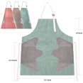 thumbnail image 2 of 3 Pack Kitchen Cooking Aprons,Aprons for Men and Women Adjustable with Pockets and Hand-Wiping Area Waterproof for Cooking, BBQ, Kitchen, Garden (Brown/Red/Green), 2 of 6