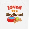 thumbnail image 4 of Inktastic Bloodhound Loved by a (dog Breed) Boys or Girls Baby Bodysuit, 4 of 5