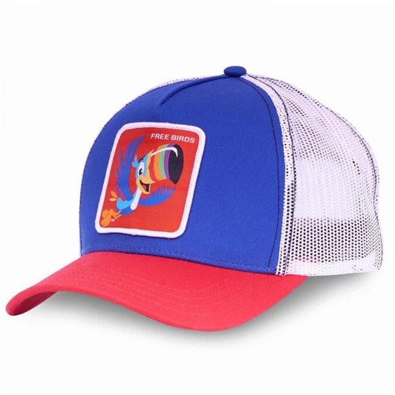 Cereals 874224 Froot Loops Toucan Sam Snapback Trucker Hat, Blue & White