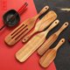 thumbnail image 3 of Juego de 5 utensilios de cocina de madera natural YEJLMXG, 3 of 5