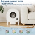 thumbnail image 5 of Automatic Self Cleaning Cat Litter Box 68L Smart Robot Toilet with APP WiFi Control, Dual Safety Sensors PT108W Edition, 5 of 8