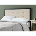 thumbnail image 6 of Zinus Barbara Upholstered Metal Headboard, Queen, Taupe, 6 of 6