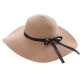 thumbnail image 1 of Harhinhe Sombrero de paja para la playa, verano, excursión junto al mar, ala grande, protector solar, sombrilla, vacaciones, sombrero para el sol con borde grande, sombrero para el sol, 1 of 5