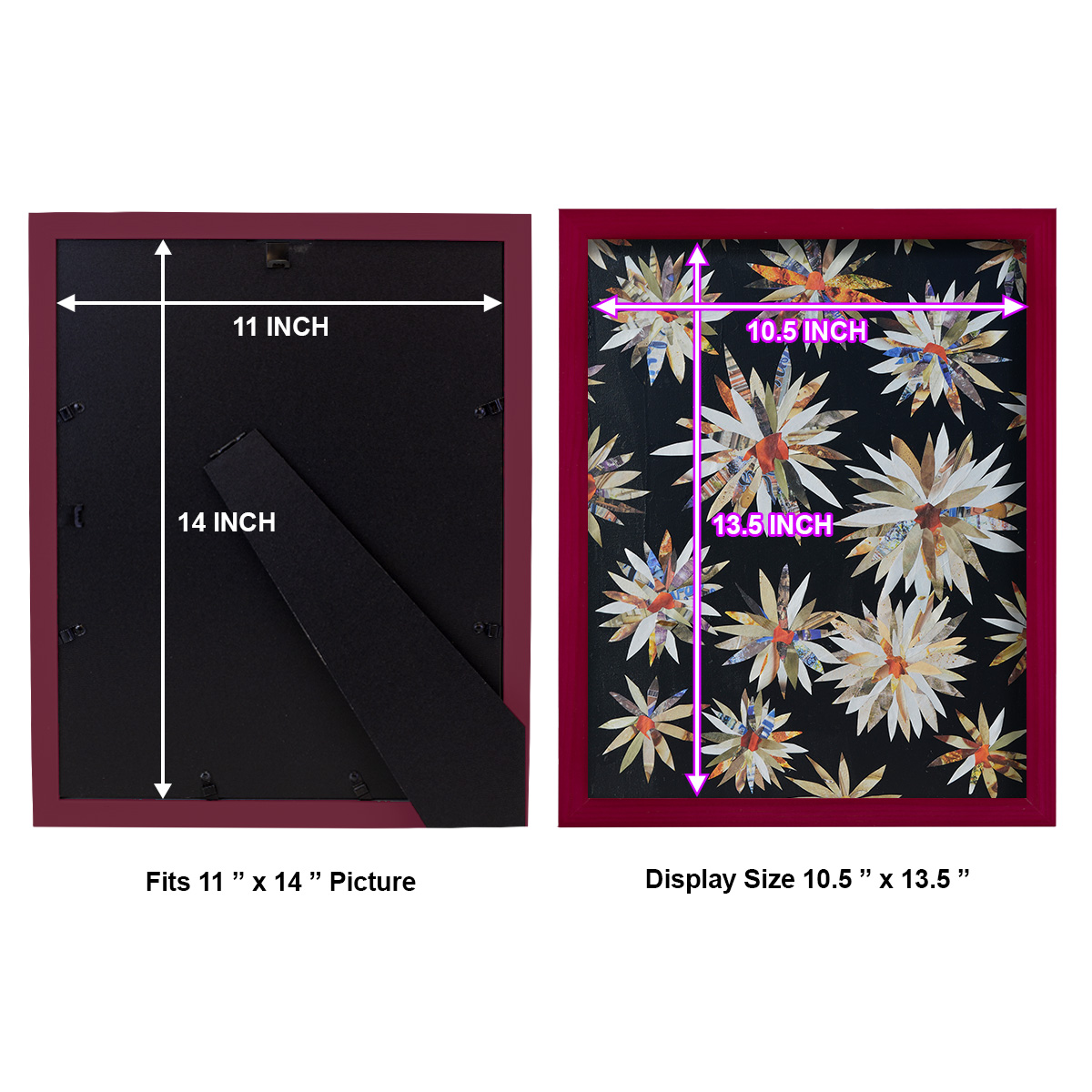 Starburst Too II - Framed Print w/glass - Cherry Red