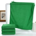 thumbnail image 6 of opvise Bathroom Kitchen Supplies Car Wash Microfiber Towel Hand Face Shower Washcloth Green, 6 of 8