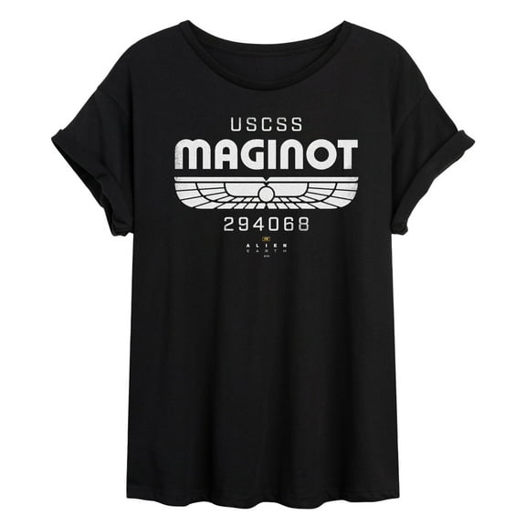 Alien - USCSS Maginot - Juniors Oversized Graphic T-Shirt