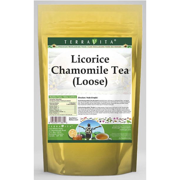 Licorice Chamomile Tea (Loose) (4 oz, Zin 530484)