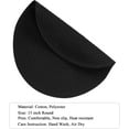 thumbnail image 5 of Round Braided Placemats Set of 4 Cotton Fabric Round Table Mats Non Slip Washable 15 inch Round Place Mats (Black, 4), 5 of 7