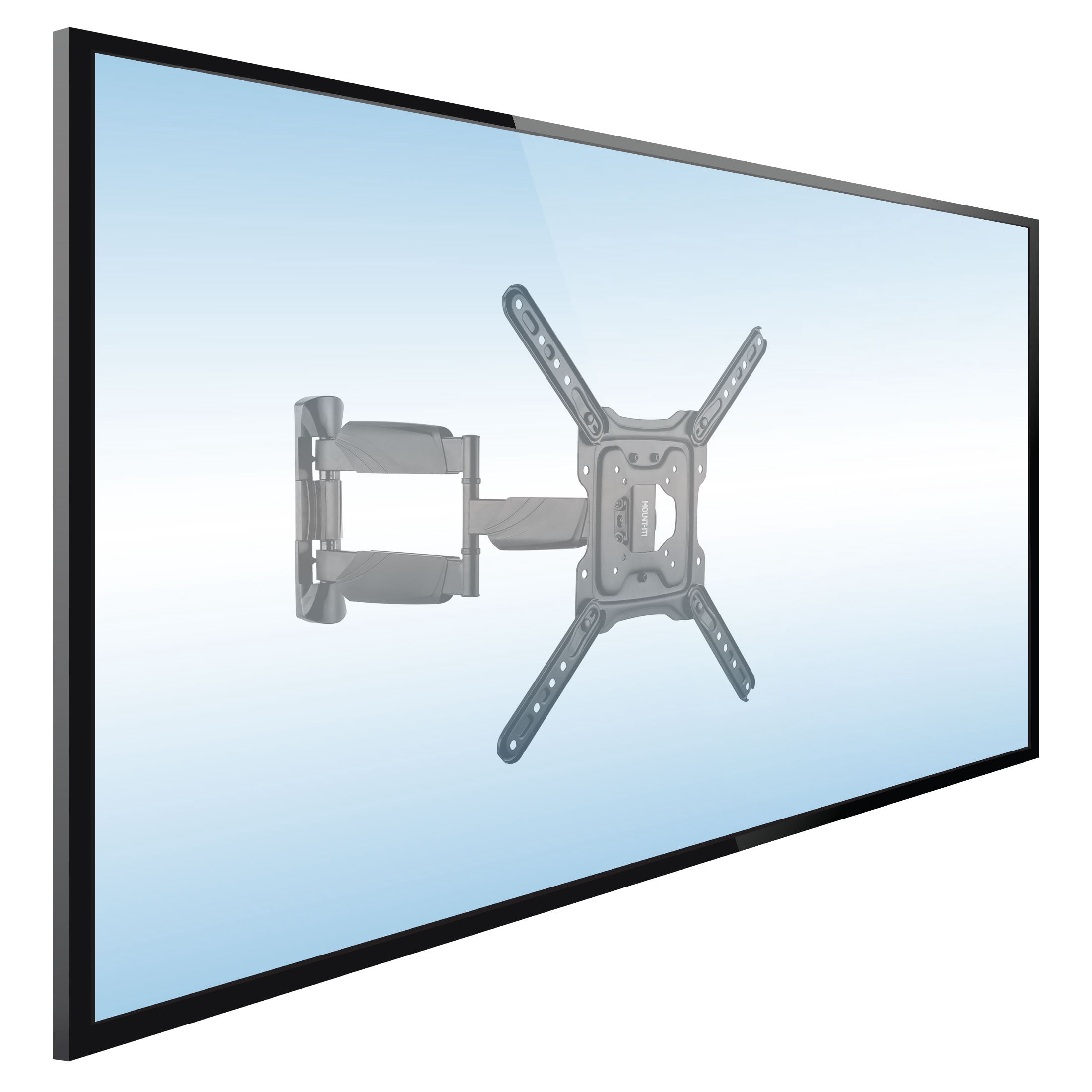 Mount-It! UL Certified Full Motion TV Wall Mount, Fits Tv's 32" to 55", Capacity 77 lbs.