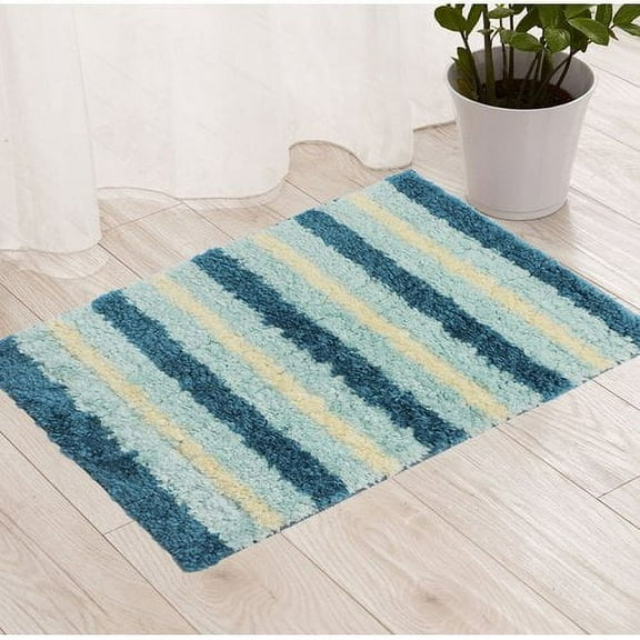 Attraction Design Home Blue/Cream Area Rug