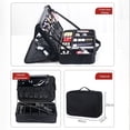 thumbnail image 7 of Jubilant Makeup Organizer Tool Bag with Thermal Insulation Layer Large Capacity Waterproof Adjustable Oxford Makeup Storage Organizer Box, 7 of 7