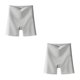 thumbnail image 1 of Minnieouse Pantalones de seguridad de cintura alta para mujer, medias cortas transpirables, bragas push-up, ropa interior para el abdomen, Gris METRO(80-100kg) 2piezas, 1 of 6