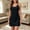 *Black, variant on ClodeEU Women's Scoop Neck Spaghetti Strap Bodycon Mini Dress,Solid Slim Short Dress Black,Women's Plus L