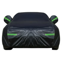 Leadwolf Car Covers for Automobiles All Weather Waterproof for Jeep for Renegade Upgraded UV Protective Vehicle Cover spunlace nonwoven Length up to 167 " Black