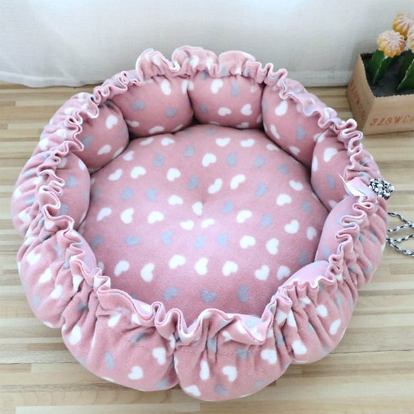 Pet Bed Comfortable Adjustable Cushion Warm Sleeping Pad Round Basket Sofa Dog Bed Pet Supplies For Small Medium Pet Home Bed Four Sizes