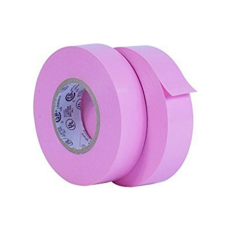 Pink All Weather Electrical Tape 3/4 x 66 ft Roll 7 mil (100 Roll/Case)