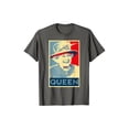 thumbnail image 3 of Camiseta de manga corta de la reina Isabel II, conmemorativa de la reina de Inglaterra, camiseta conmemorativa de la reina Isabel II, ropa conmemorativa de Isabel II, 3 of 3