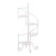 thumbnail image 1 of Soporte para plantas, escalera en espiral de hierro, blanca, Summerfield Terrace, 1 of 2