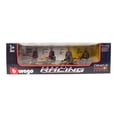 thumbnail image 1 of Set Bburago Automóviles Fórmula Racing Negro 4 Piezas, 1 of 4